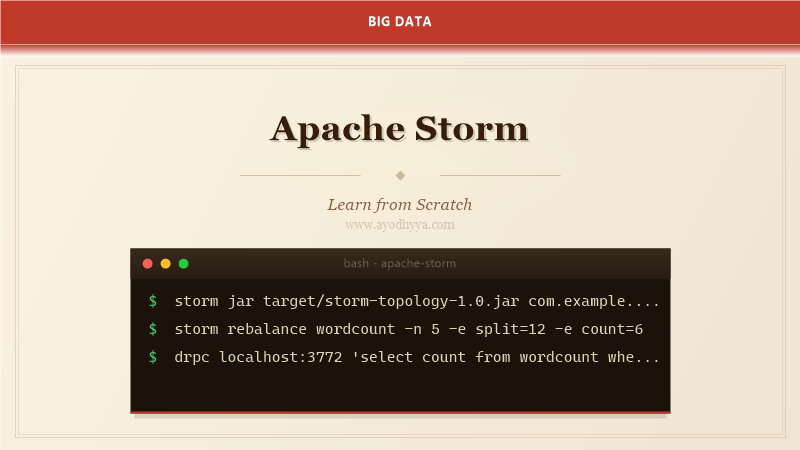 Apache Storm Tutorial: Learn Stream Processing from Scratch (2026)