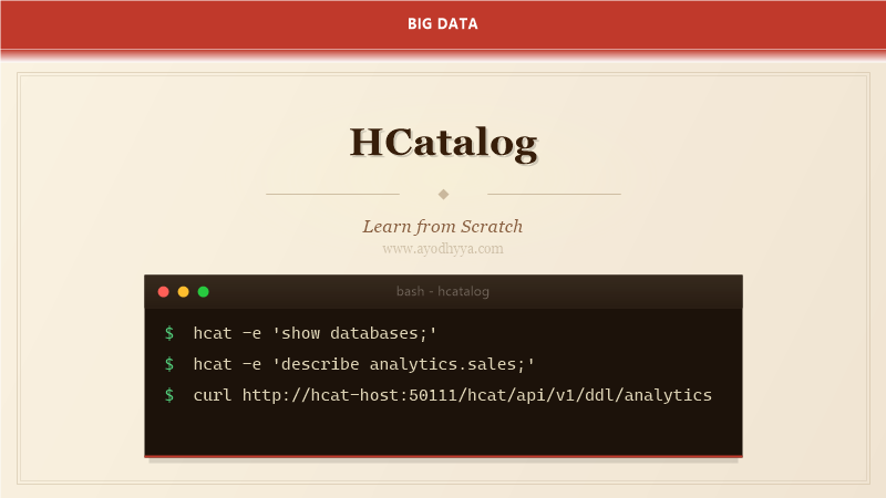 HCatalog Tutorial: Metadata Management for Hadoop (2026)