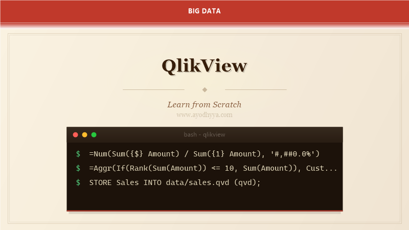 QlikView Tutorial: Learn BI Tool from Scratch (2026)