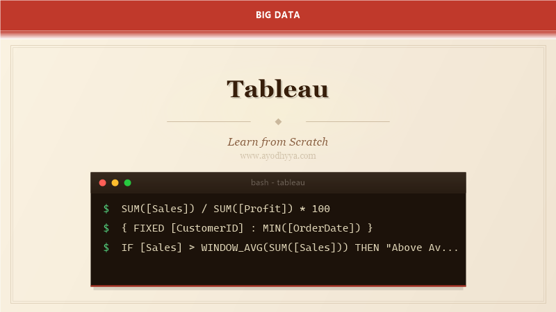 Tableau Tutorial: Learn Data Visualization from Scratch (2026)