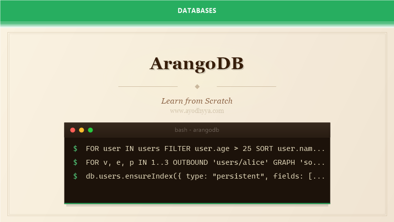 ArangoDB Tutorial: Learn Multi-Model Database from Scratch (2026)