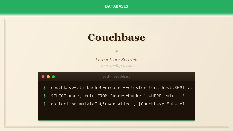 Couchbase Tutorial: Learn Distributed NoSQL from Scratch (2026)
