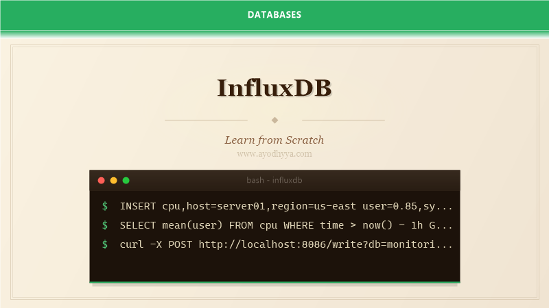 InfluxDB Tutorial: Learn Time-Series Database from Scratch (2026)