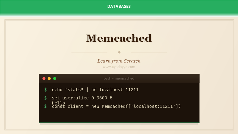 Memcached Tutorial: Learn Distributed Caching from Scratch (2026)