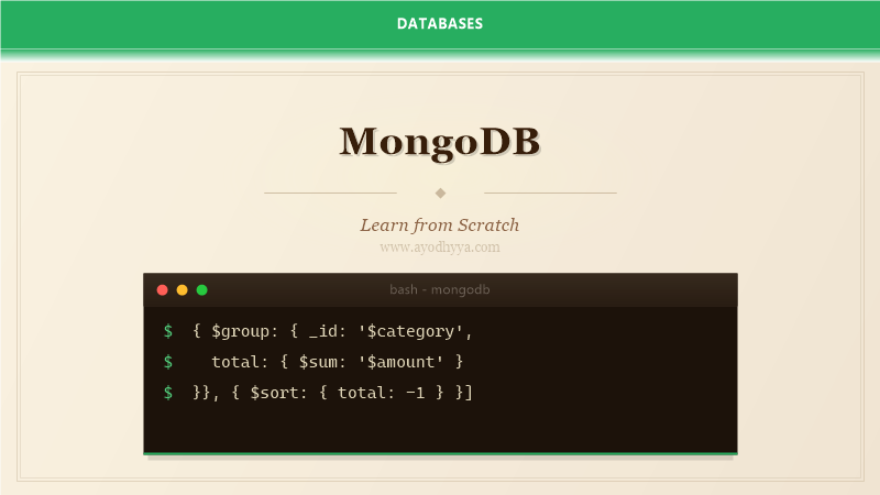 MongoDB Tutorial: Learn NoSQL Database from Scratch (2026)