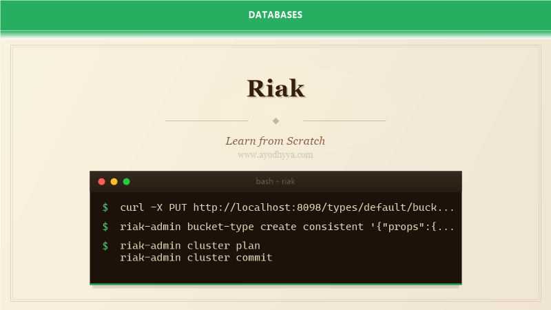Riak Tutorial: Learn Distributed KV Store from Scratch (2026)