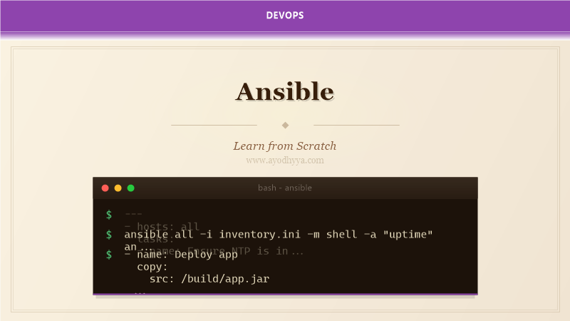 Ansible Tutorial: Learn Automation from Scratch (2026)
