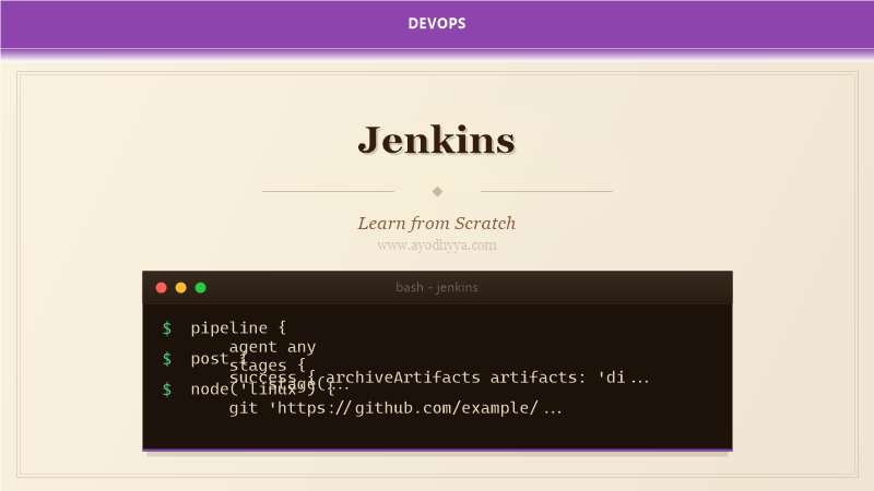 Jenkins Tutorial: Learn CI/CD from Scratch (2026)