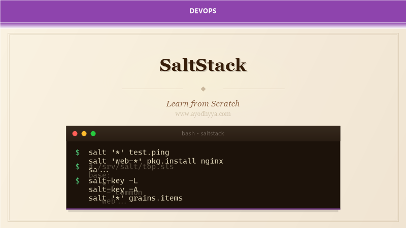 SaltStack Tutorial: Learn Configuration Management from Scratch (2026)
