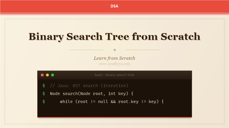 Binary Search Tree from Scratch (2026)