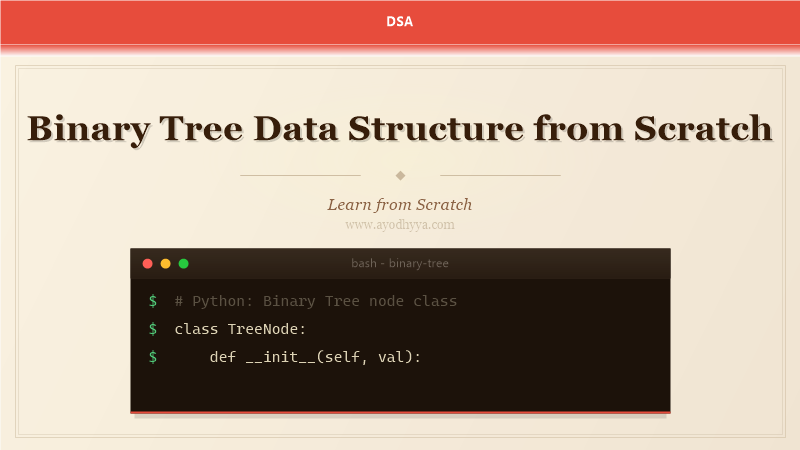 Binary Tree Data Structure from Scratch (2026)
