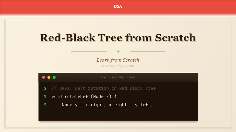 Red-Black Tree from Scratch (2026)