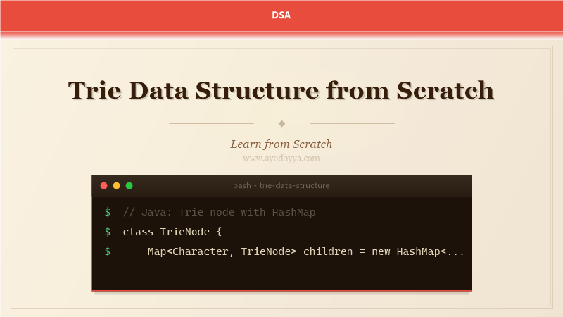 Trie Data Structure from Scratch (2026)