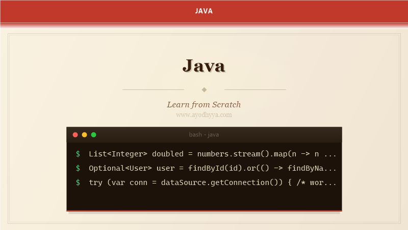 Java Tutorial: Learn Programming from Scratch (2026)
