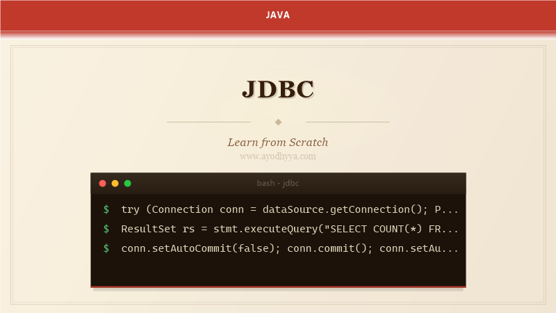 JDBC Tutorial: Learn Database Connectivity from Scratch (2026)