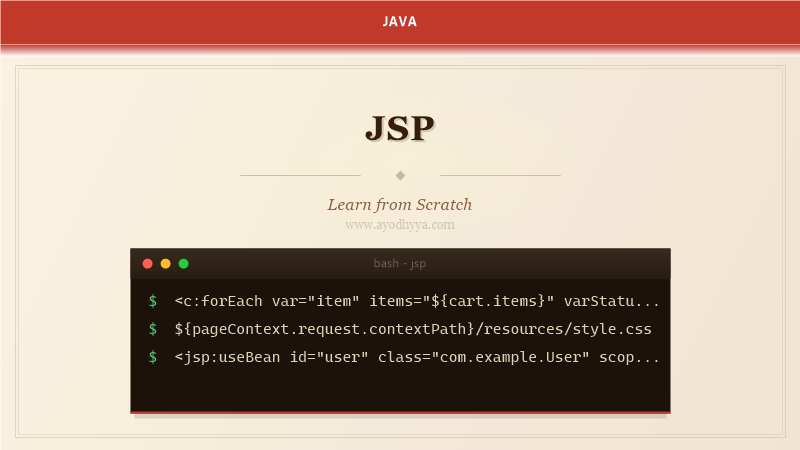 JSP Tutorial: Learn Java Server Pages from Scratch (2026)