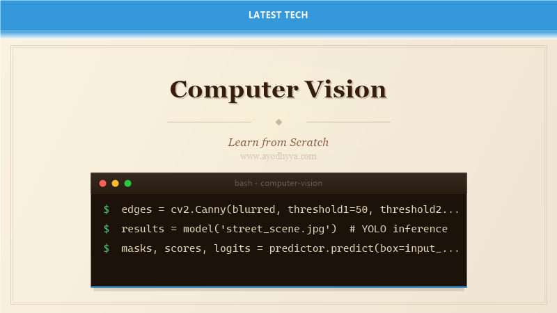 Computer Vision Tutorial: Learn Image Processing from Scratch (2026)