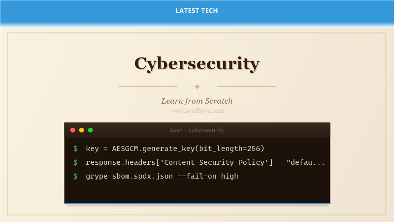 Cybersecurity Tutorial: Learn Security from Scratch (2026)