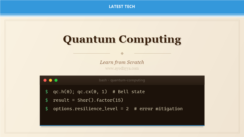 Quantum Computing Tutorial: Learn Quantum from Scratch (2026)