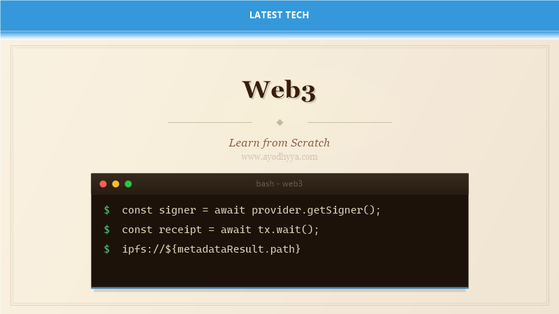 Web3 Tutorial: Learn Decentralized Web from Scratch (2026)
