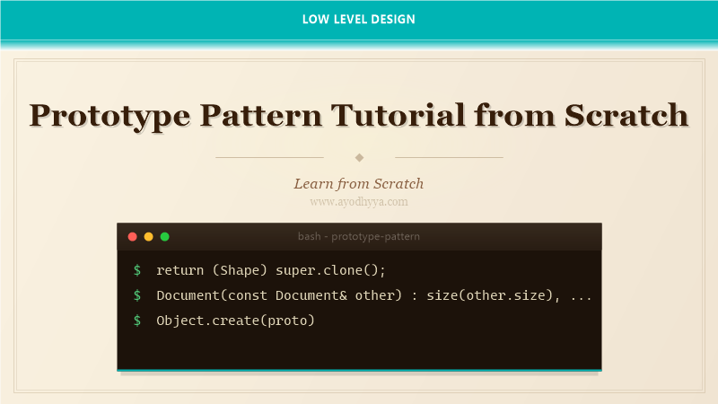 Prototype Pattern Tutorial from Scratch (2026)