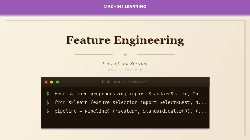 Feature Engineering Tutorial: Encoding, Scaling, Crosses, Selection (2026)