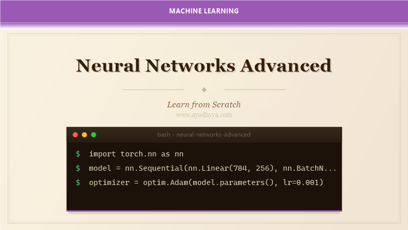 Neural Networks Advanced Tutorial: Activation Functions, Batch Norm, Dropout (2026)