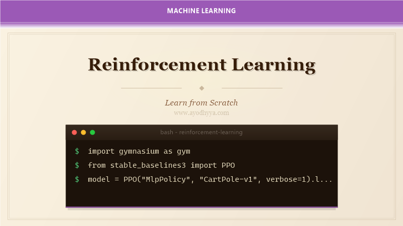 Reinforcement Learning Tutorial: From Q-Learning to PPO (2026)