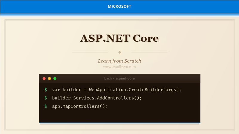 ASP.NET Core Tutorial: Learn Web Framework from Scratch (2026)