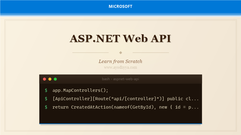 ASP.NET Web API Tutorial: Build RESTful Services from Scratch (2026)