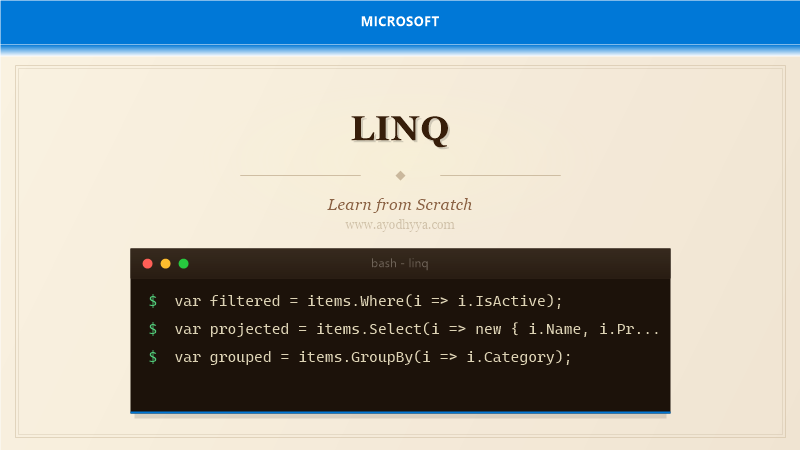 LINQ Tutorial: Learn Data Querying from Scratch (2026)
