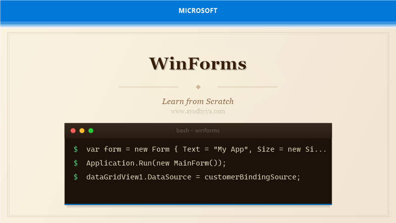 WinForms Tutorial: Build Desktop Applications from Scratch (2026)