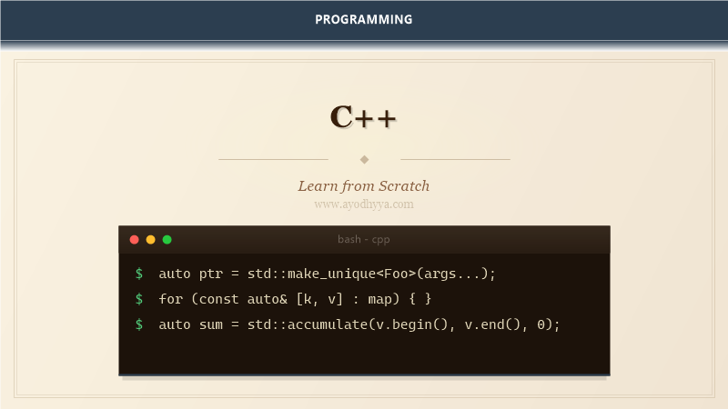 C++ Tutorial: Learn OOP Language from Scratch (2026)