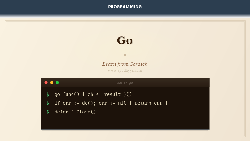 Go Tutorial: Learn Systems Programming from Scratch (2026)