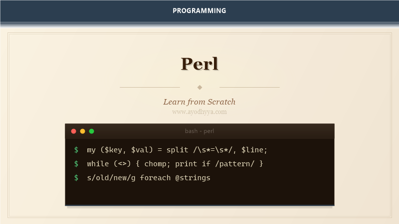 Perl Tutorial: Learn Scripting Language from Scratch (2026)