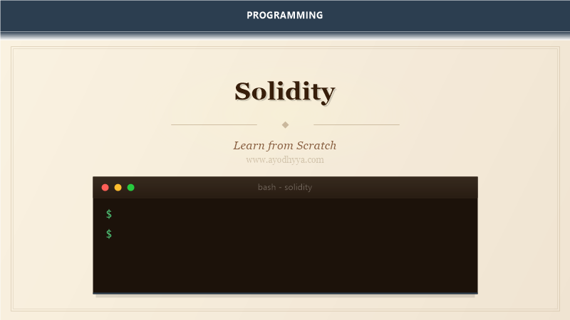 Solidity Tutorial: Learn Smart Contracts from Scratch (2026)