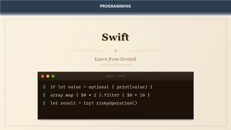 Swift Tutorial: Learn Apple Language from Scratch (2026)