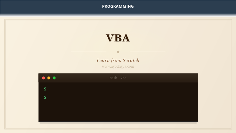VBA Tutorial: Learn Office Automation from Scratch (2026)