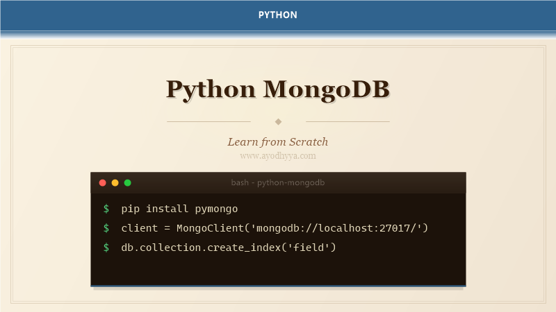 Python MongoDB Tutorial: Learn NoSQL from Scratch (2026)