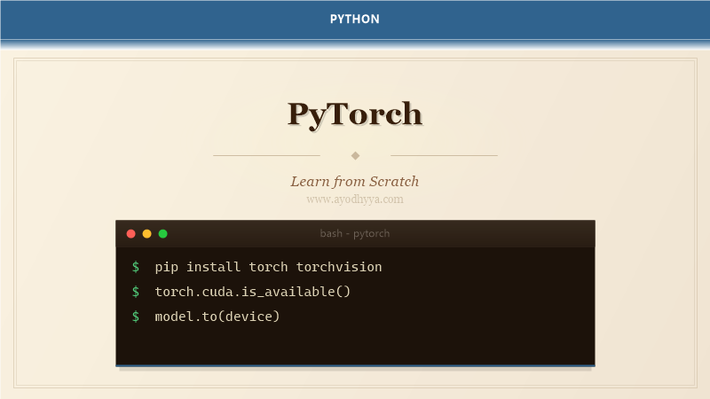 PyTorch Tutorial: Learn Deep Learning from Scratch (2026)