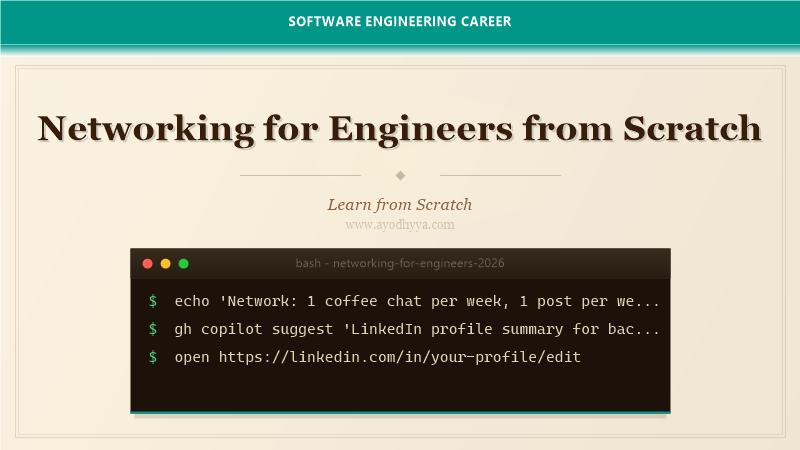 Networking for Engineers from Scratch (2026)