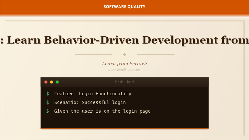 Tutorial: Learn Behavior-Driven Development from Scratch (2026)