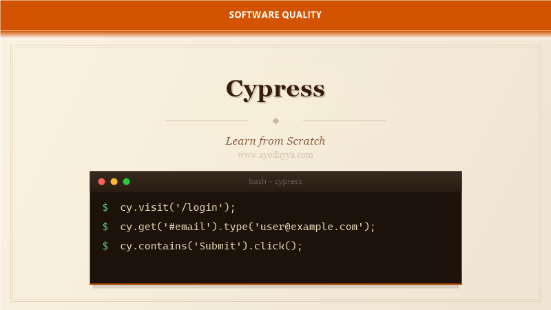 Cypress Tutorial: Learn E2E Testing from Scratch (2026)