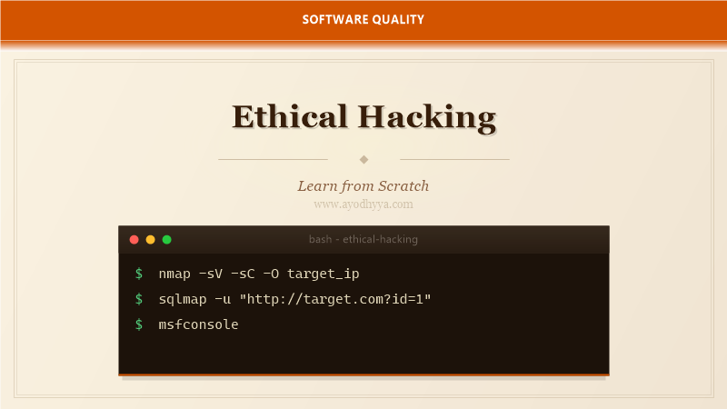 Ethical Hacking Tutorial: Learn Security from Scratch (2026)