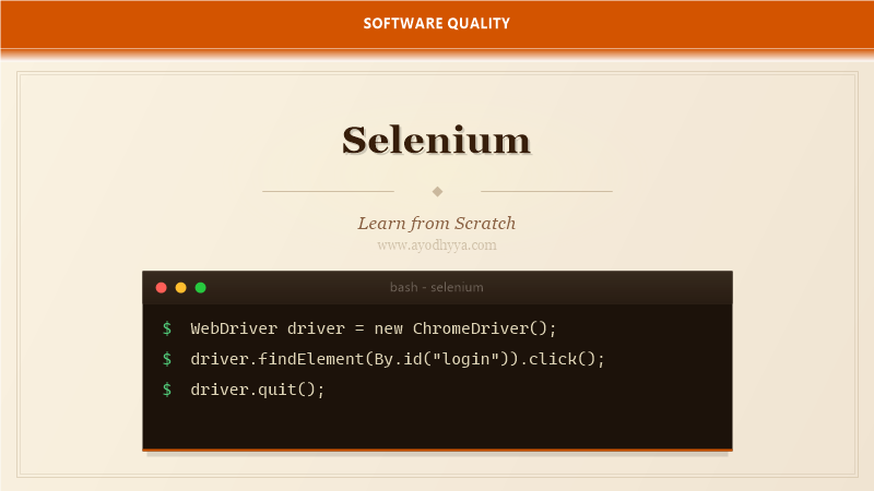 Selenium Tutorial: Learn Test Automation from Scratch (2026)