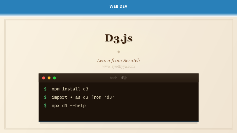 D3.js Tutorial: Learn Data Visualization from Scratch (2026)