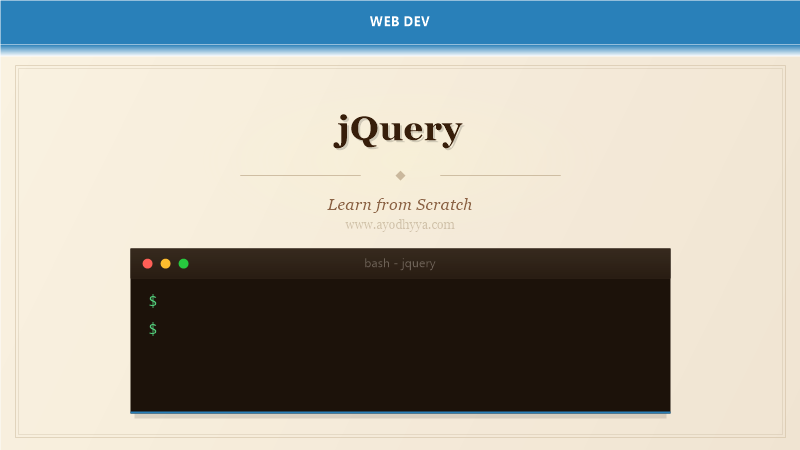 jQuery Tutorial: Learn JavaScript Library from Scratch (2026)