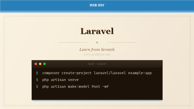 Laravel Tutorial: Learn PHP Framework from Scratch (2026)