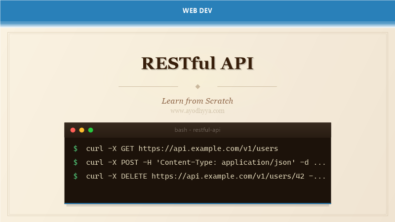 RESTful API Tutorial: Learn Web Services from Scratch (2026)