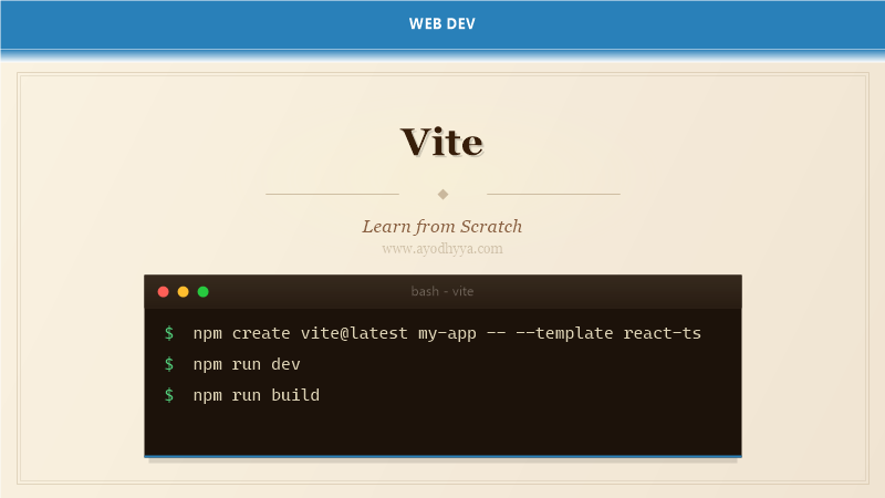 Vite Tutorial: Learn Build Tool from Scratch (2026)
